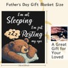 Gifts for Dad Blankets 60"x50", Funny Throw Blanket Gifts for