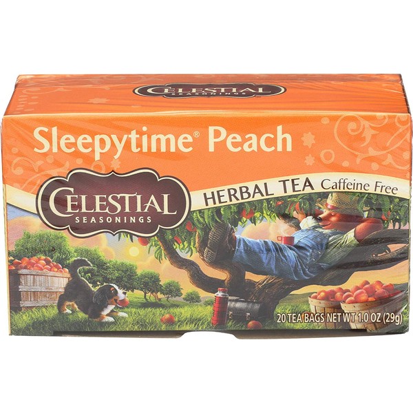 Celestial Seasonings Herbal Tea,Sleepytime Peach,(2 Pack)