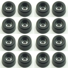 Adam Hall Hardware 4903 M16 AH - Set of 16 Rubber Feet in a Bag, 20 x 9 mm, Black