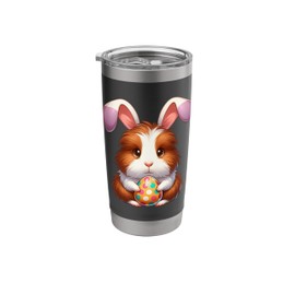 Easter 2025 Guinea Pig Lovers Egg Eggs Bunny Rabbits Funny Stainless Steel Insulated Tumbler