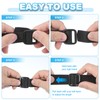 PATIKIL Plastic Slide Buckle 1 Inch(25mm), 20 Pack Rectangle Tri-Glide