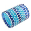 Mosaic Votive Candle Holder Handcrafted Glass Tea Light Holder for