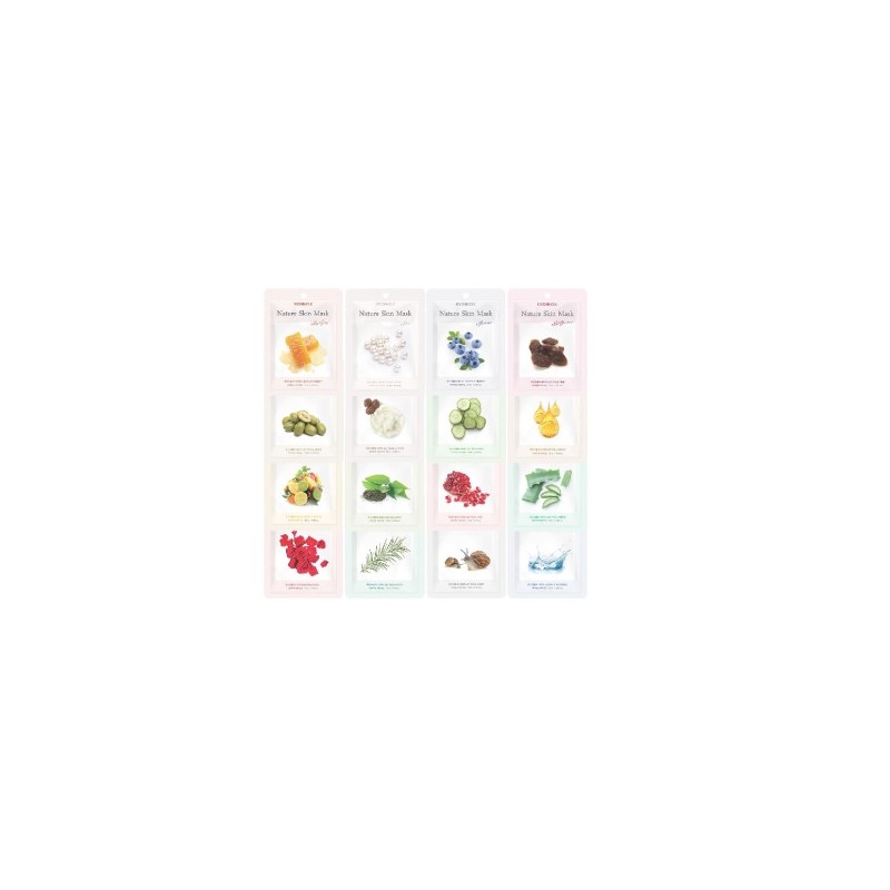(10 sheets) Foodaholic Nature Skin Mask Pack 16 types to