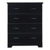 Storkcraft Brookside 4 Drawer Dresser (Black) – Baby and Kids