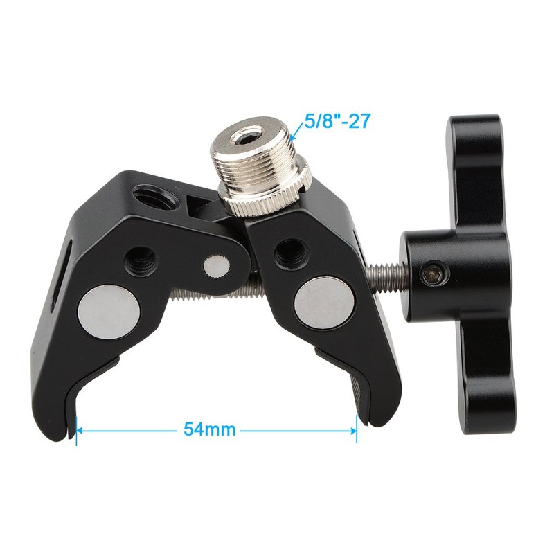 CAMVATE Super Clamp Crab Pliers Clip with 1/4" to 5/8"