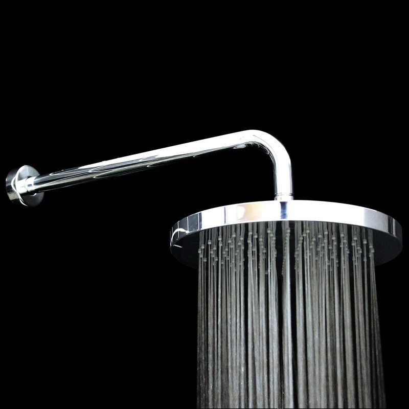 MODONA 10” Rain Shower Head and 16” Long Shower Arm