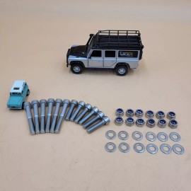 Britpart DEFENDER UP TO 2006 REAR SAFARI DOOR STAINLESS STEEL BOLT KIT DA1134