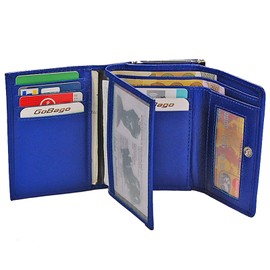 Branco Ladies Leather 6 Colours Wallet, Wallet, Purse with Metal Frame Clippers