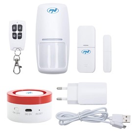 Wireless Alarm System PNI Safe House PG600, Smart Home Security System, Wireless Connection, Burglar Alarm, Wireless Alarm, Smart Alarm via TUYA iOS/Android