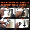 Hapden Heavy-Duty Grommet kit (3/8 and 1/2) Includes a Bag,