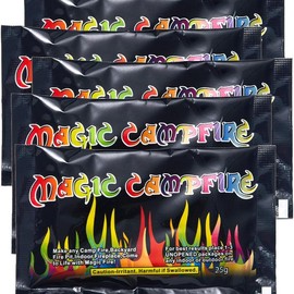 Fire Color Changing Packets for Fourth of July - Magic Campfire - Specification: 5 Count
