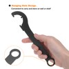 HARFINGTON C Hook Spanner Wrench 30mm Black Style Nut Shock