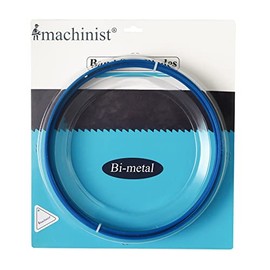 Imachinist S99341214 Bi-Metal Band Saw Blades for Soft Ferrous Metal Cutting 99-3/4" X 1/2" X 14tpi