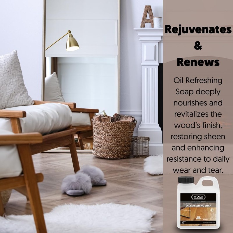 WOCA Denmark Residential Cleaning Set – 1L White Natural Soap