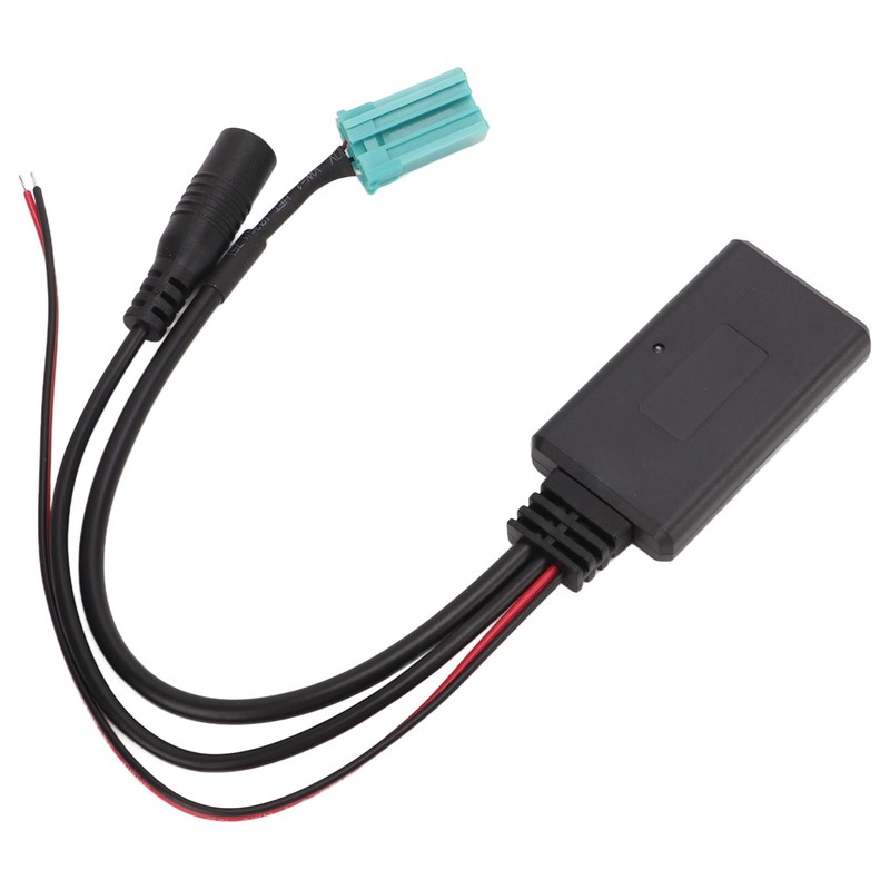 Bluetooth 5.0 Aux Input Audio Adapter Cable with Microphone for