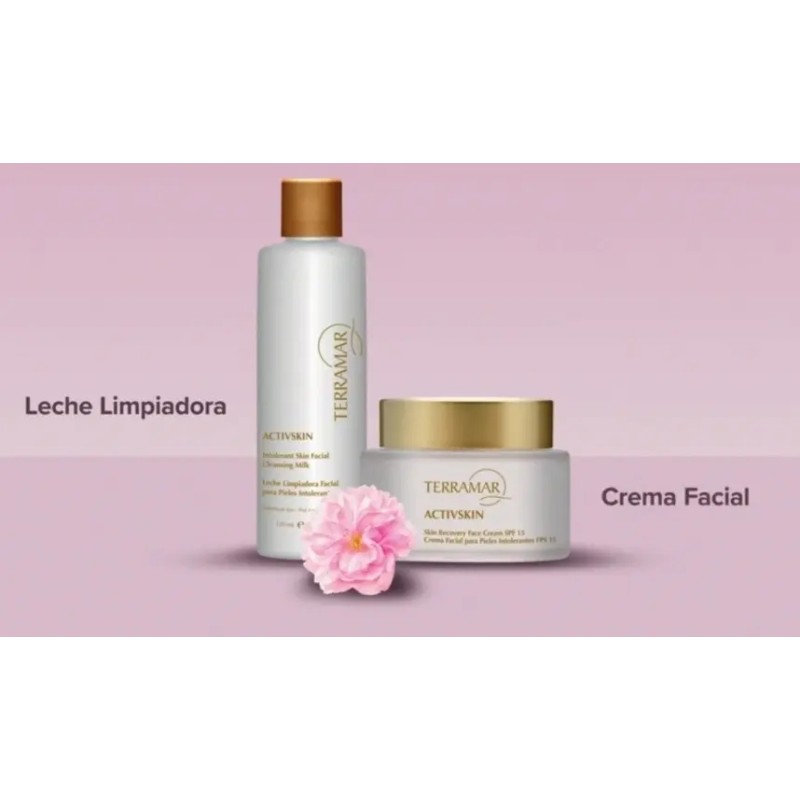 Set De Leche Limpiadora +crema Facial Piel Sensible Terramar