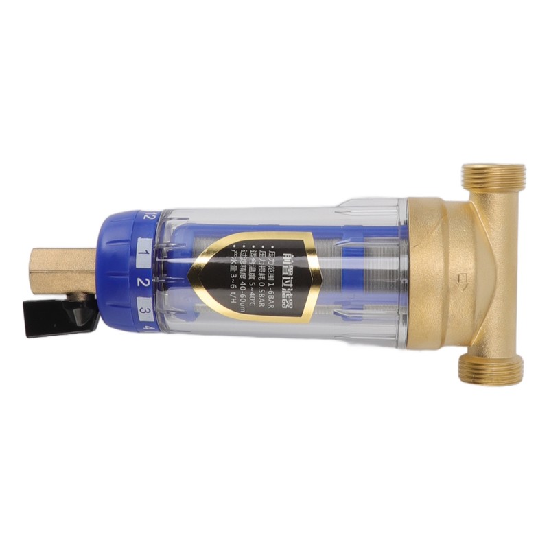 Whole House Spin Down Sediment Water Filter Refined Copper Head