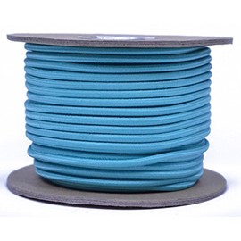 Turquoise 1/8" Shock Cord - BORED PARACORD Marine Grade Shock/Bungee/Stretch Cord 1/8 inch x 100 feet Several Colors - Made in USA
