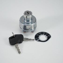 LesNau Ignition Starter Switch with Keys JK290A QD100C3 for Jinma JM Nortrac NT 184 200 204 254 284 304 354 Farm Pro 2010 2420 2425 2430 Rhino 2220 2224 Hercules 2222 2224 Tractors