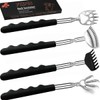 Yeipis 4Pcs Different Back Scratcher Extendable Back Massager Tool with
