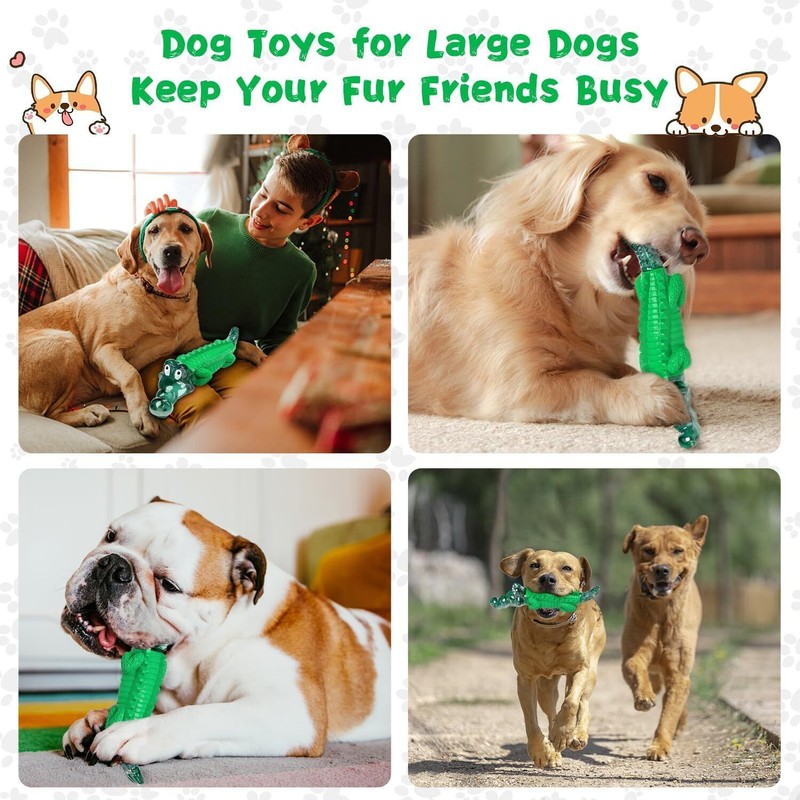 Fuufome Dog Chew Toy for Aggressive Chewers - Indestructible Toy