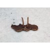 Triple Bronze Oak Leaf Cluster Ribbon Attachment
