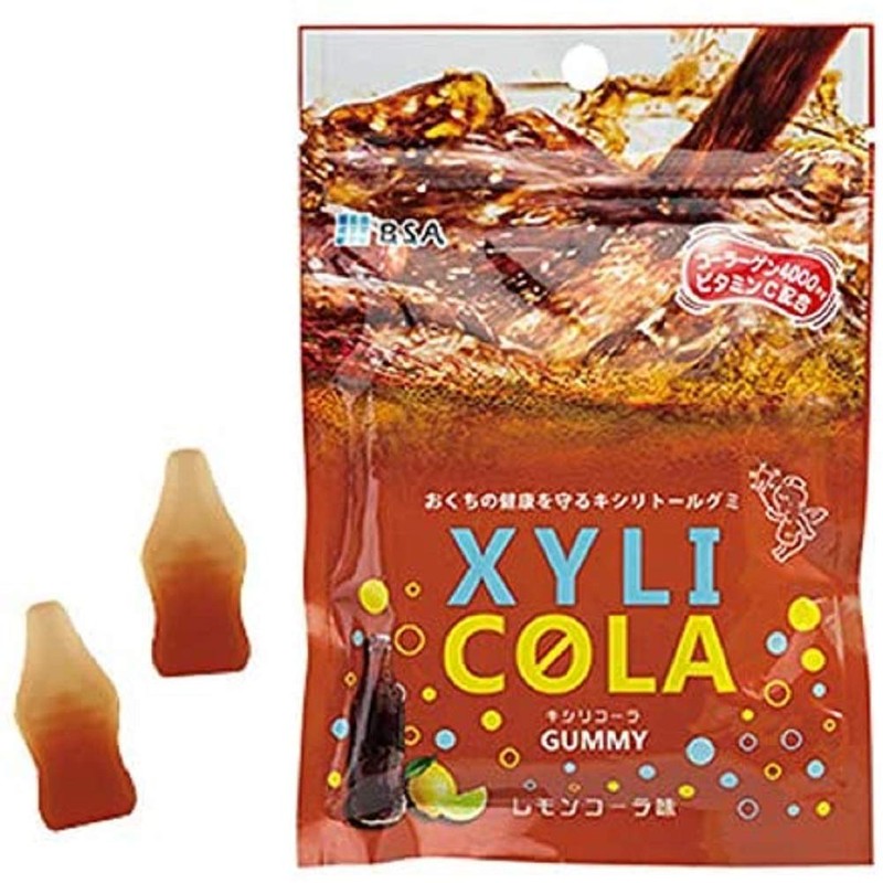 Xylitol Gummy, Xylitol Cola, Lemon Cola Flavor, 4 Bags