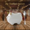 Seyont Toothpick Holder Dispenser - Golden Pig Tooth Pick Box,