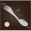 Titanium Spork,Spoon Fork Bottle Opener Outdoor Backpacking Camping Utensil