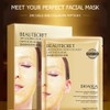 BIOAQUA Beautecret 24k Golden Luxury Collagen Lady Facial Mask Moisturizing