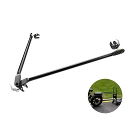 Bike Trailer Connector, Portable Folding Bicycle Trailer with Quick Release Clamps for Rear Carrier and Garden Cart