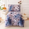SDIII 4 Piece 3D Dinosaur Toddler Bedding Set Soft Microfiber
