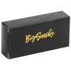 BigSmoke Cigar Cutter in Black/Silver, Double Blade Cutter with Serrated