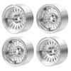 Zolikar 4Pcs Aluminum 2.2 Beadlock Wheels Wide 34.8mm RC Wheel
