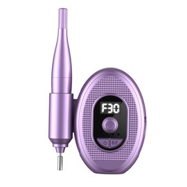 SAFIGLE 1 Set Electric Nail Drill File Machine Portable Manicure Pedicure Tool for Natural Nails Compact Low Noise Strong Motor for Home Salon Use