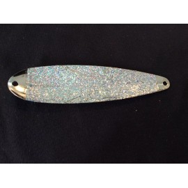 High Percentage Salmon Trolling Spoon With Hyper Vis Tape Not Paint 4 3/4”.