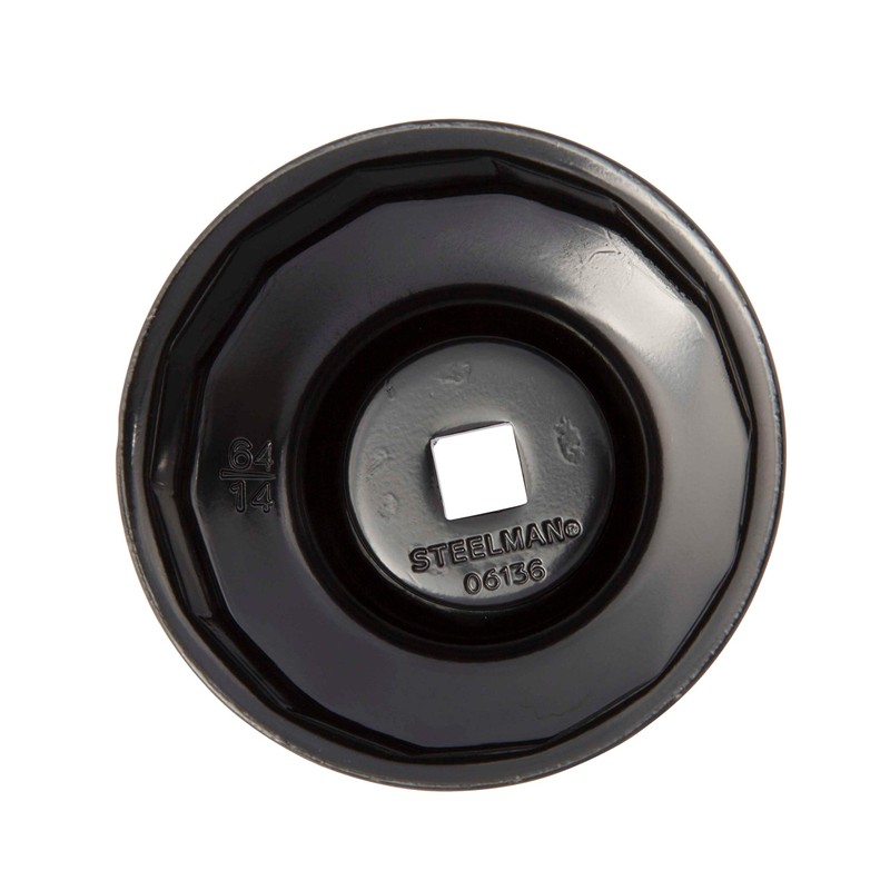Steelman 64mm x 14 Flute Oil Filter Cap Wrench, 3/8-inch