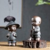 Small Monk Walkers Little Cute Monk Statues (Abbot)