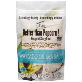 Nature Nate's LLC POPPED SORGHUM healthy tasty sustainable gourmet -  Nature Nate's LLC   2/1.7 oz - Avocado Oil and Sea Salt