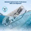 IP66 Waterproof 2-Gang 15A Outdoor Power Socket with Switch and