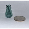 Unbranded 1:12 Miniature Dollhouse Glass flower Vase Blue/Green