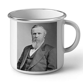 Fabulous Emaillierter Metallbecher 284ml Georges Washington Präsident Vereinigte Staaten Portrait Vintage