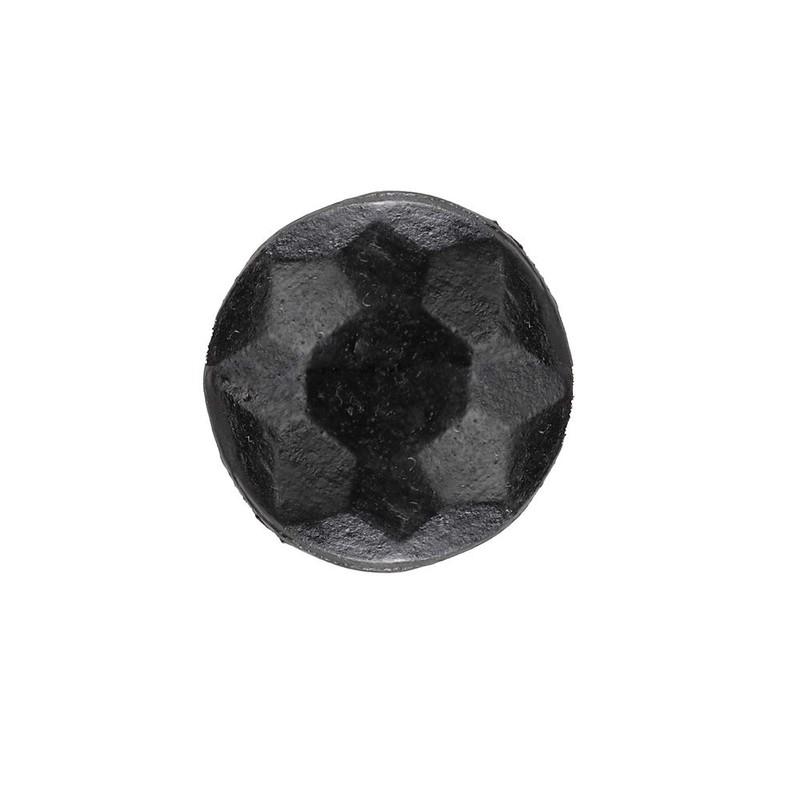 Set of 12 Round Iron Clavos Decorative Nails, Hand-Forged, 1