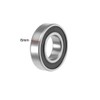 sourcing map 6901-2rs Deep Groove Ball Bearing 12x24x6mm Double Sealed