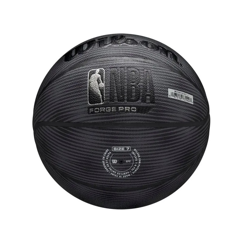 Balón de baloncesto Wilson Forge Pro Midnight #7 – Negro,