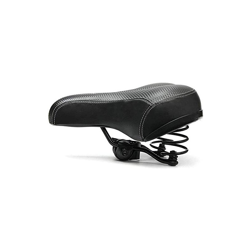 Bike Seat Comfort Saddle Dual Spring Designed with Memory Foam