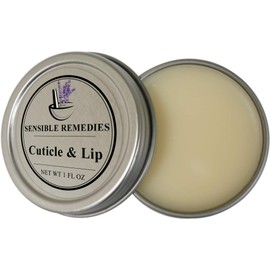 Sensible Remedies Vegan Cuticle and Lip Balm Natural Essential Oil Formula Salve for Deep Hydration of Cracked Skin and Lips Fast Long Lasting Benefits 1 Fl Oz