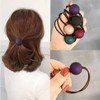 Matte Pom-Pom Matte Hair Tie (WFI4AXX) / 무광 방울 매트 헤어 머리끈 (WFI4AXX)