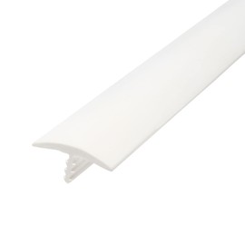 Outwater Industries 25 Foot White 13/16 Inch Center Barb Tee Moulding T Molding Hobbyist Pack, Small Projects, Arcade Machines and Tables
