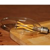 FANNIS 12 pcs C32 Candle Filament LED Bulb, Soft Warm